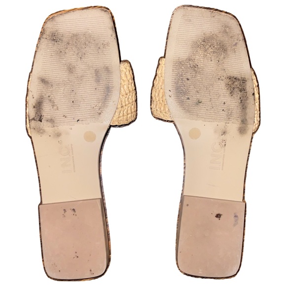 INC International Concepts - Paramita Flat Sandals - Natural Raffia - Size 9 - Picture 9 of 9